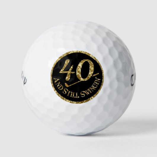 40 en nog steeds inslikken golfballen (Voorkant)