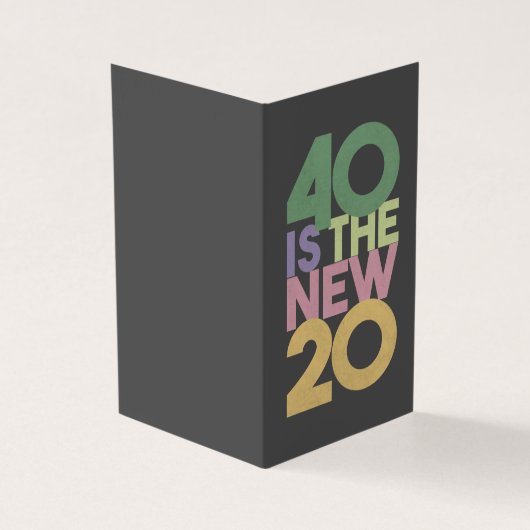 40 est la nouvelle carte essentielle 20 - 40e anni (Outside)