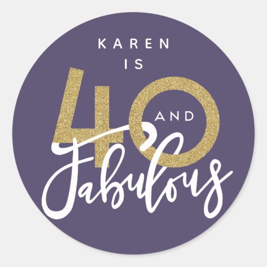 40 et autocollants fabuleux (Devant)