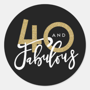 40 et autocollants fabuleux