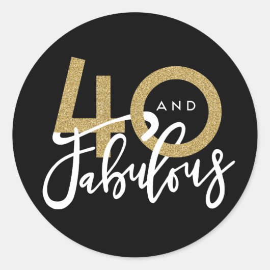 40 et autocollants fabuleux (Devant)