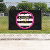 40 et bannière fabuleuse d'anniversaire d'or de (En situation)