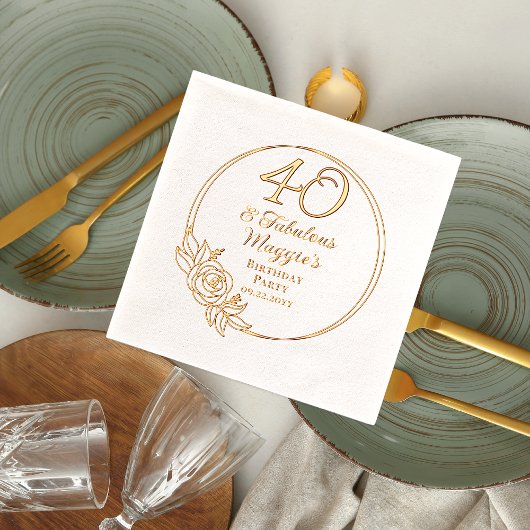 40 et fabuleuse fête du 40e anniversaire