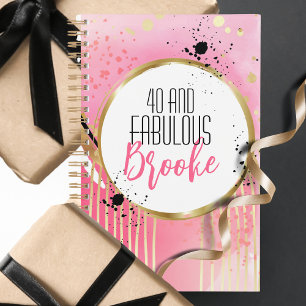 40 et fabuleux Abstrait rose noir moderne