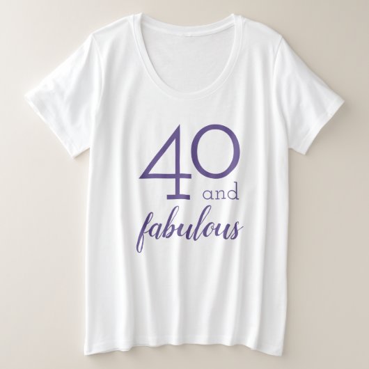 40 et fabuleux quarantième anniversaire (Design devant)