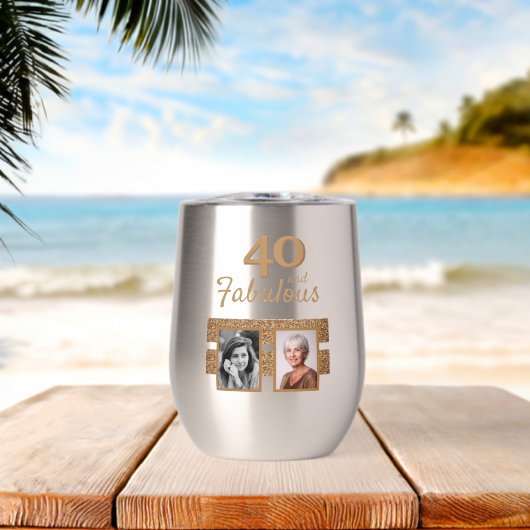 40 et Fabulous Gold Parties scintillant 2 Photo 40 (Plage (pivotée))