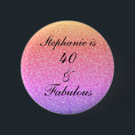 40 Fabulous Birthday Pink Purple Glitter Patterns<br><div class="desc">Designed with pretty,  girly and beautiful pink purple glittery background and personalized text template for name which you can edit,  this is perfect for the 40th birthday celebrations!</div>