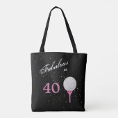 40 Fabulous Golf Tote Bag (Achterkant)