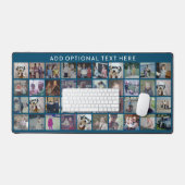 40 Foto collage - 4 rijen 10 kolommen - Witte teks Bureaumat (Keyboard & Muis)