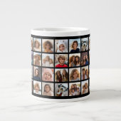 40 Fotocollage - 4 rijen 10 kolommen - Script-naam Extra Grote Beker (Voorkant)