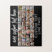 40 Fotocollage - 4 rijen 10 kolommen - Script-naam Legpuzzel (Verticaal)