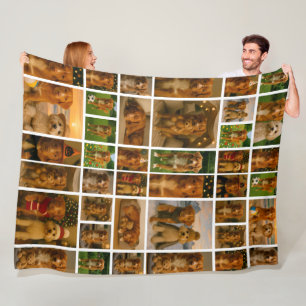 40 Fotos Collage Sjabloon Persoonlijk Op Maat Gema Fleece Deken