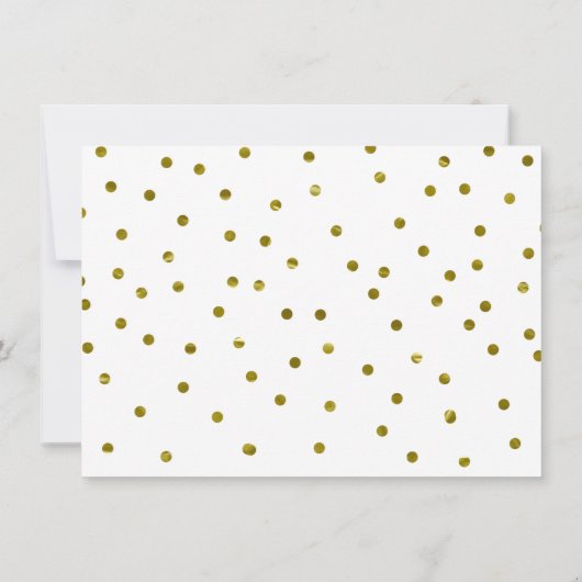 40 Gold-ballonnen en Confetti 40e verjaardag Kaart (Achterkant)