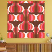 40-inch x40-inch XL Super Mod Retro esthetische ku Canvas Afdruk (Insitu (Woonkamer))