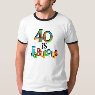 40 is Fabulous Birthday T-shirts en geschenken