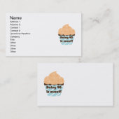 40 is Sweet Birthday T-shirts en cadeautjes Visitekaartje (Voorkant / Achterkant)