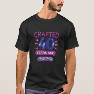 40 jaar geleden 40e verjaardag van Mo T-shirt