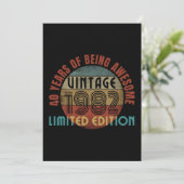 40 jaar geweldig zijn kaart (Staand voorkant)