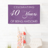 40 jaar Geweldige banner zijn (Insitu)