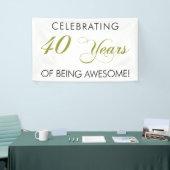 40 jaar Geweldige banner zijn (Beurs)
