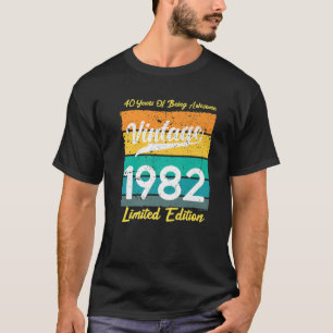 40 jaar Geweldige T 1982 Limited Edition T-shirt