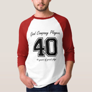 40 jaar groot tonghemd t-shirt
