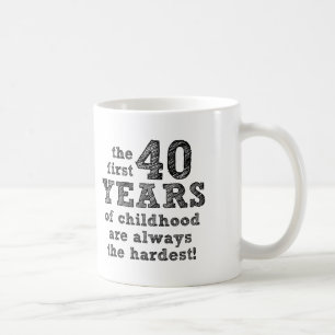 40 Jaar Kindertijd Grappige Mok