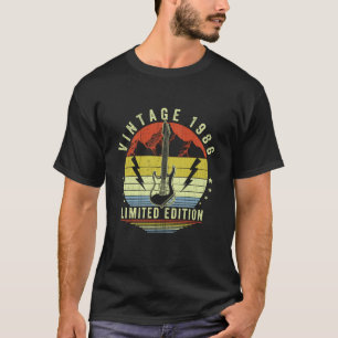40 Jaar Oud Cadeau Vintage 1986 40e Verjaardag Git T-shirt
