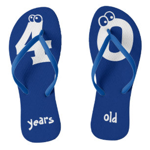 40 jaar oud Cool Birthday Design Teenslippers