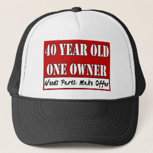 40 jaar oud, één eigenaar - heeft onderdelen nod trucker pet