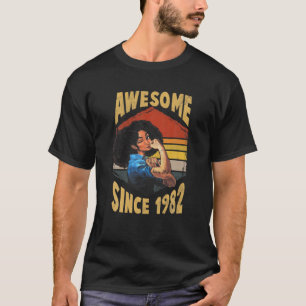 40 jaar oud Geweldige sinds 1982 40e verjaardag St T-shirt