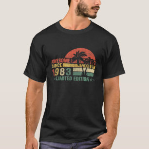 40 jaar oud Geweldige sinds 1983 beperkte versie 4 T-shirt