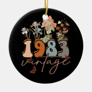 40 jaar oud  T-shirt 1983 40e verjaardag Keramisch Ornament