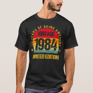 40 jaar oud Veertig 1984 40ste verjaardag Mannen T-shirt