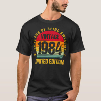 40 jaar oud Veertig 1984 40ste verjaardag Mannen T-shirt