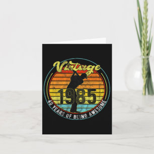 40 jaar oude  golfer 1985 40e verjaardag kaart