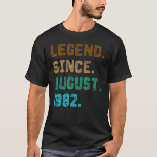40 jaar oude legenda sinds augustus 1982 40e geboo t-shirt