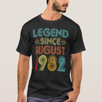 40 jaar oude legenda sinds augustus 1982 40e geboo t-shirt