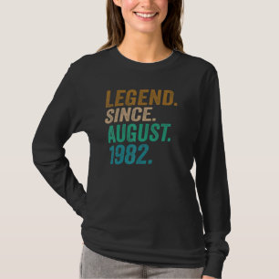 40 jaar oude legering sinds augustus 1982 40e verj t-shirt