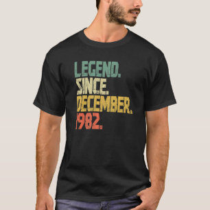 40 jaar oude legering sinds december 1982 t-shirt