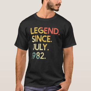 40 jaar oude  legering sinds juli 1982 40e B T-shirt
