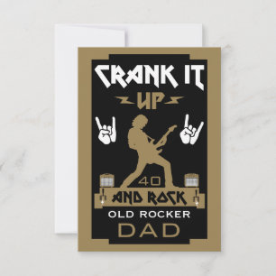 40 jaar oude rockers kaart