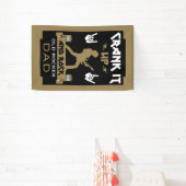 40 jaar oude rockers spandoek (Insitu)