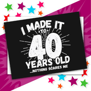 40 Jaar Oude Sarcastische Meme Funny 40e Verjaarda Briefkaart