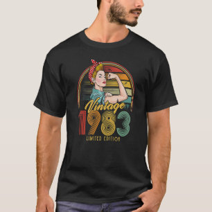 40 jaar oude Vintage 1983 40e verjaardag 5 T-shirt