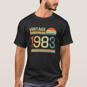 40 jaar oude Vintage 1983, gemaakt in 1983 40e T-shirt