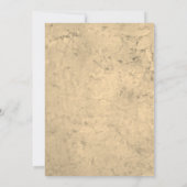 40 jaar rustieke 40e verjaardag kaart (Achterkant)