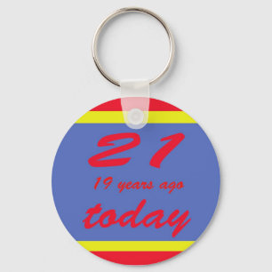 40 jaar sleutelhanger