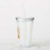 '40 jaar van awesomeness' gouden look acryl drinkbeker (Links)