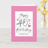 *40* JAAR VAN "LIEFT VAN JE DOCHTER" VANDAAG KAART (Gele Bloem)